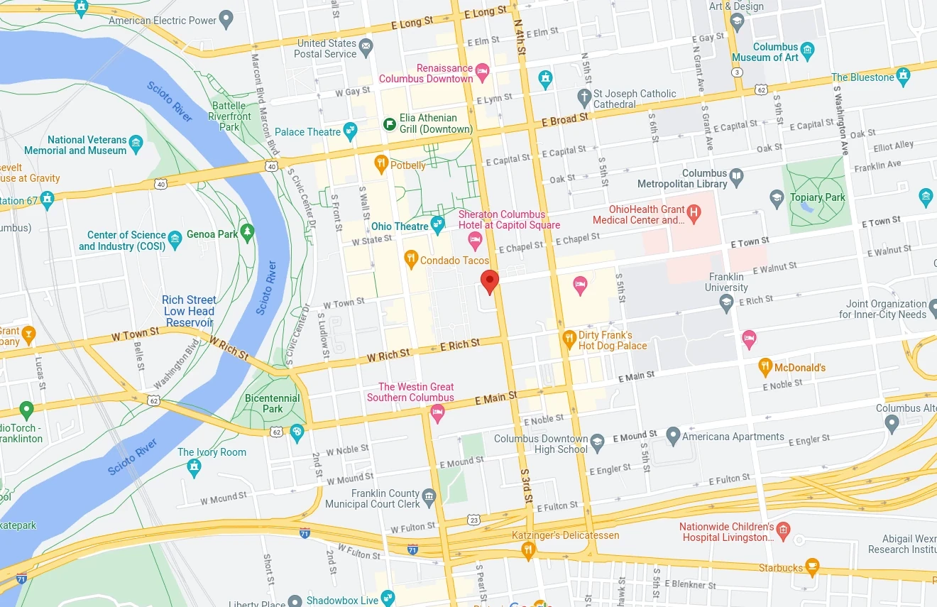 Map to 175 on the Park